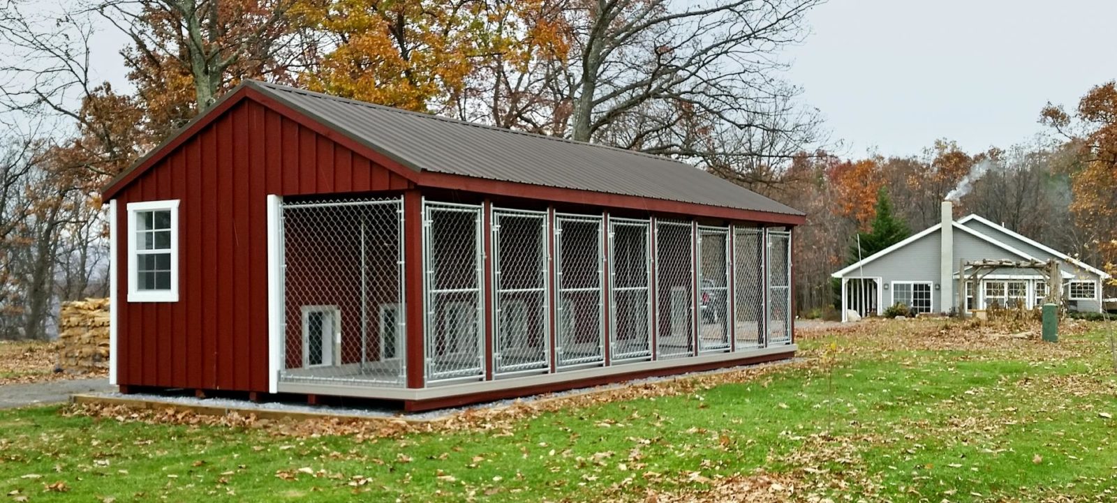 commercial insulated dog kennel house
