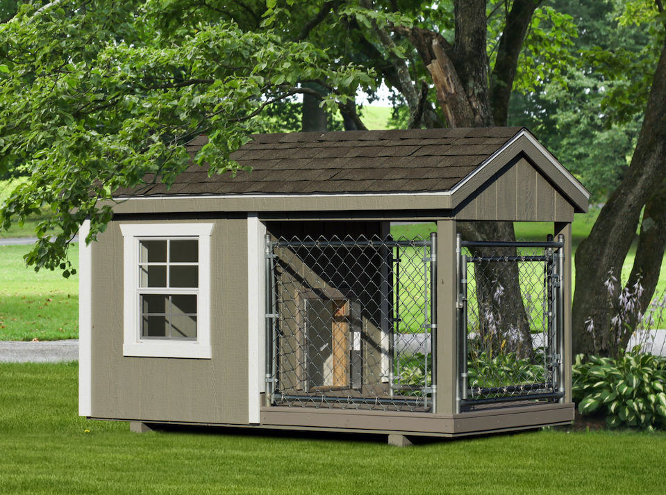 4x8 amish dog kennel for puppies