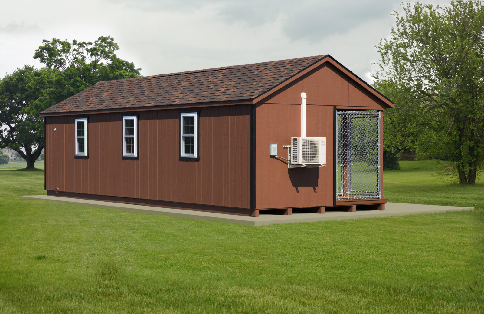 Commercial 12x32 Dog Kennel The Dog Kennel Collection