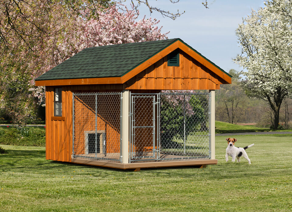 residential large dog kennel