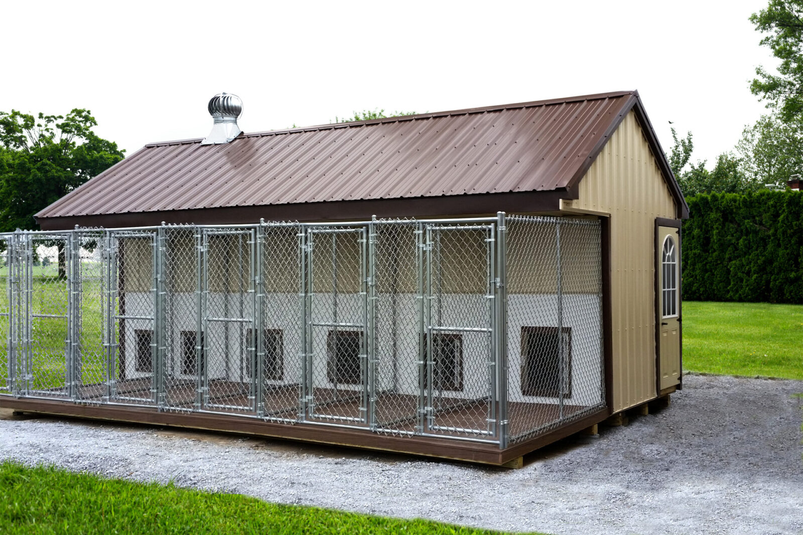 8x22 6box custom dog kennels