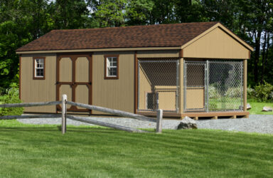 10x24 amish dog kennel shed